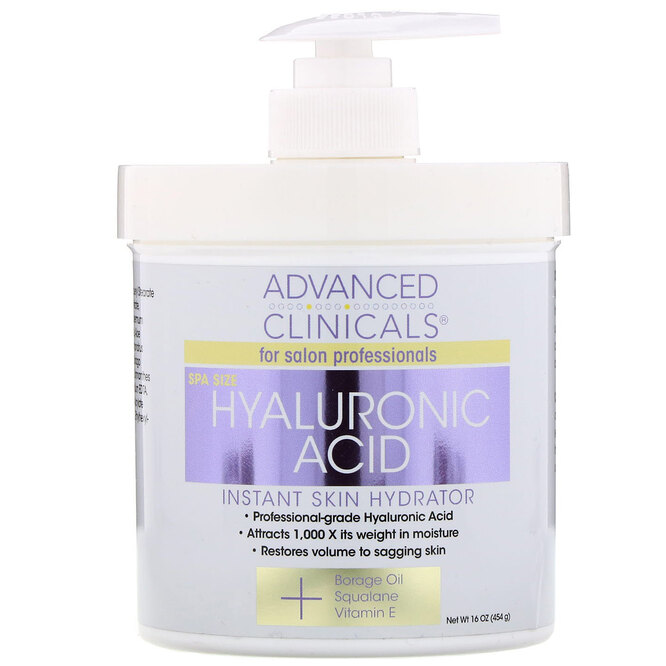 Антивозрастной крем с гиалуроновой кислотой, Advanced Clinicals, 883 руб.