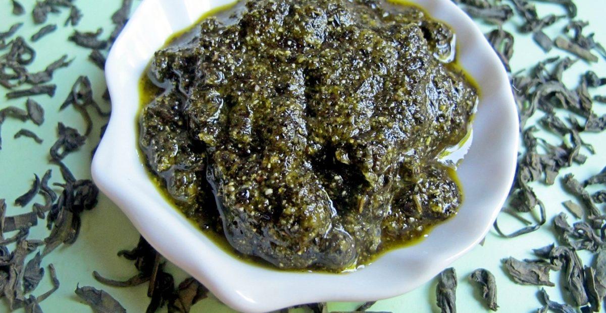 маска с зеленым чаем и оливковым маслом