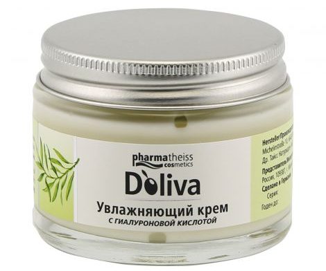 D'oliva Увлажняющий крем для лица с гиалуроновой кислотой