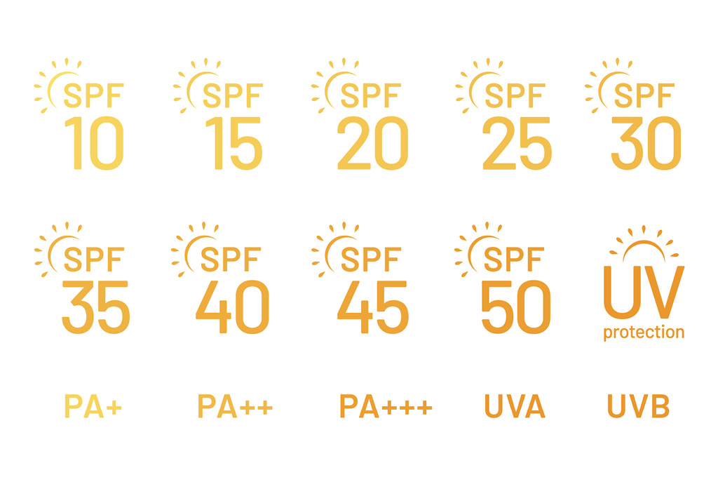 что означает SPF в косметике для лица схема