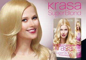 ак осветлить волосы без вреда с Krasa Super Blond от Фаберлик
